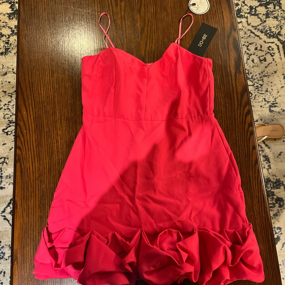DO+BE Hot Pink Spaghetti Strap Dress